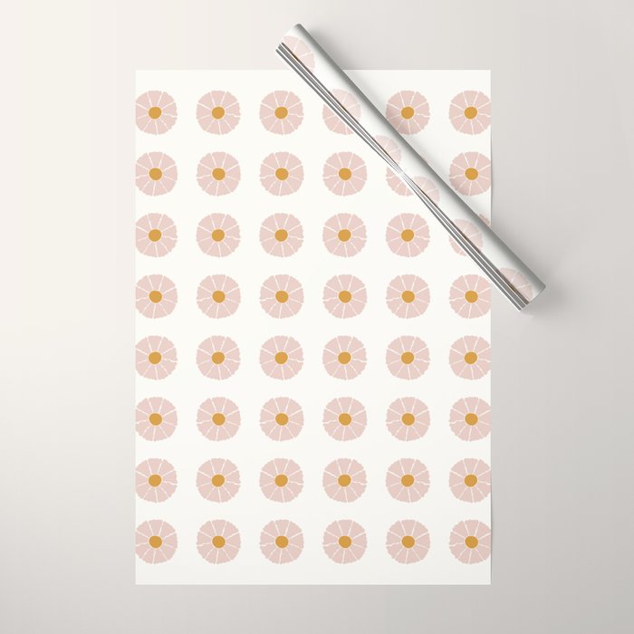 Daisies [Off White] Wrapping Paper Gallery Image 1