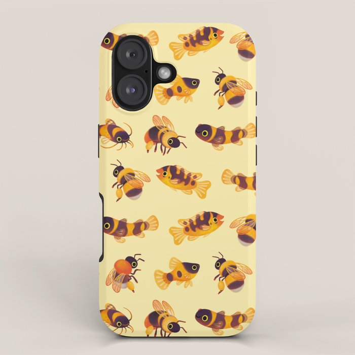 Bumblebee and fish iPhone Case Gallery Image 1