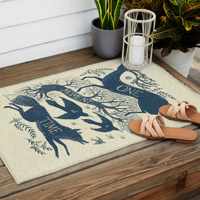 One Moment at a Time Outdoor Rug Gallery Image 2
