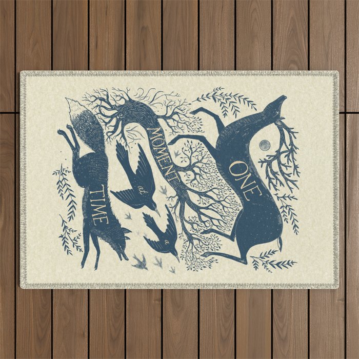 One Moment at a Time Outdoor Rug Gallery Image 1