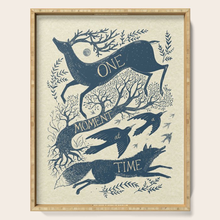 One Moment at a Time Serving Tray Gallery Image 1