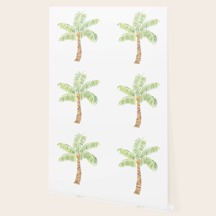 Palm Tree Watercolor Wallpaper Gallery Image 2