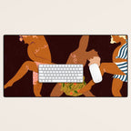 Midnight Muse: The Dance of Sisterhood Desk Mat Gallery Image 1