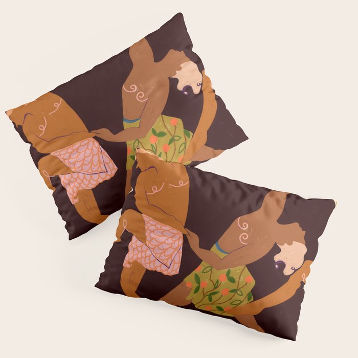Midnight Muse: The Dance of Sisterhood Pillow Sham Gallery Image 3