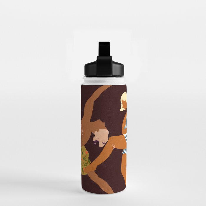 Midnight Muse: The Dance of Sisterhood Water Bottle Gallery Image 2