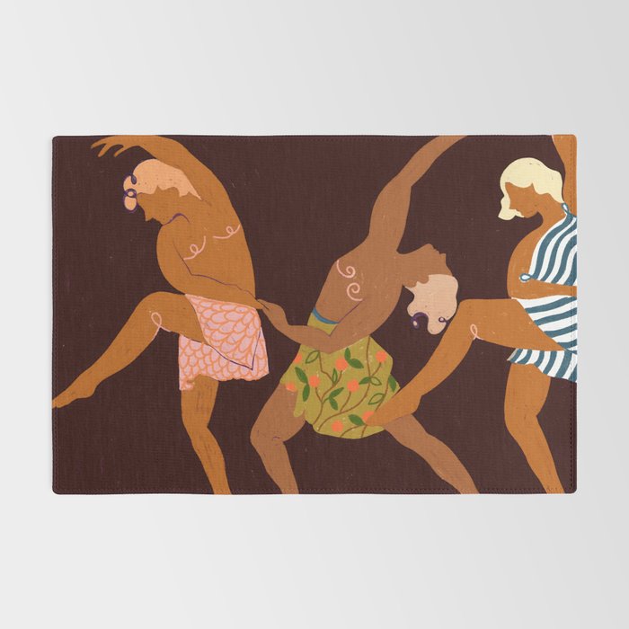 Midnight Muse: The Dance of Sisterhood Rug Gallery Image 2