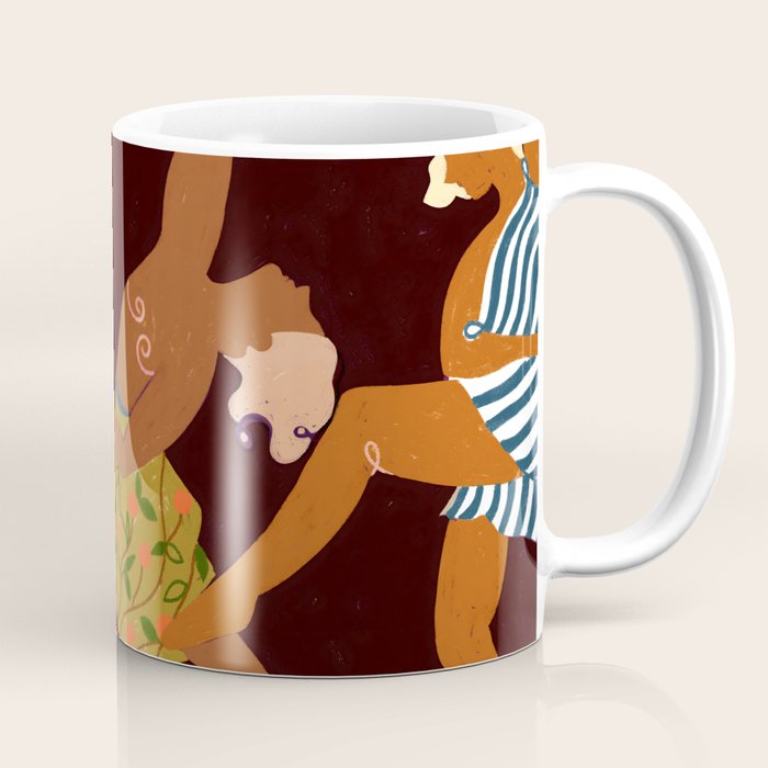 Midnight Muse: The Dance of Sisterhood Coffee Mug Gallery Image 1