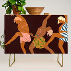 Midnight Muse: The Dance of Sisterhood Credenza Gallery Image 1