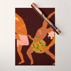 Midnight Muse: The Dance of Sisterhood Wrapping Paper Gallery Image 1
