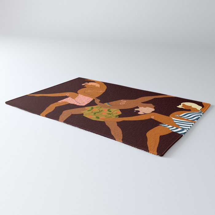 Midnight Muse: The Dance of Sisterhood Rug Gallery Image 3