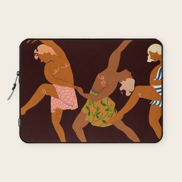Midnight Muse: The Dance of Sisterhood Laptop Sleeve Gallery Image 1