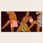 Midnight Muse: The Dance of Sisterhood Desk Mat Gallery Image 3