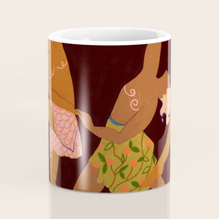 Midnight Muse: The Dance of Sisterhood Coffee Mug Gallery Image 4