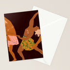 Midnight Muse: The Dance of Sisterhood Stationery Card Gallery Image 2
