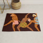 Midnight Muse: The Dance of Sisterhood Rug Gallery Image 1