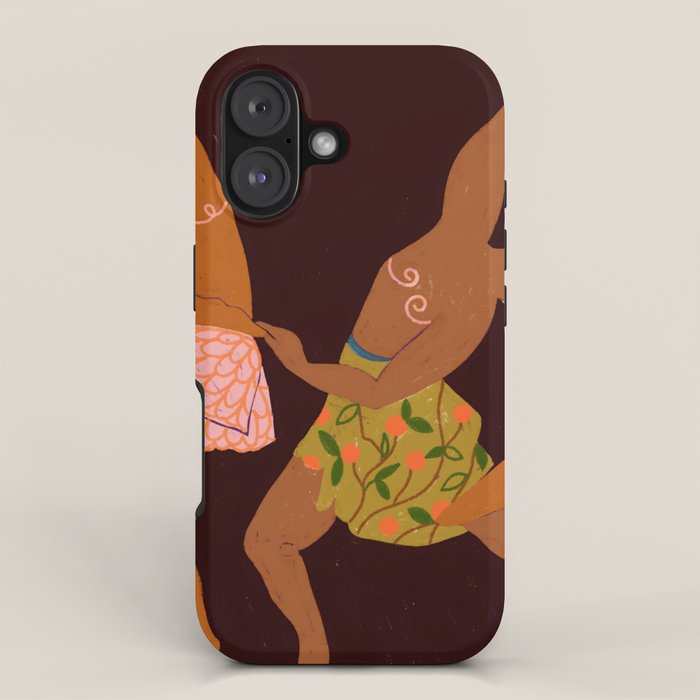 Midnight Muse: The Dance of Sisterhood iPhone Case Gallery Image 1
