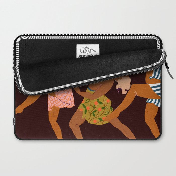 Midnight Muse: The Dance of Sisterhood Laptop Sleeve Gallery Image 2