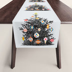 Decorated christmas tree Table Runner Gallery Image 1