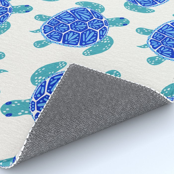 Sea Turtle - Blue Palette Rug Gallery Image 4