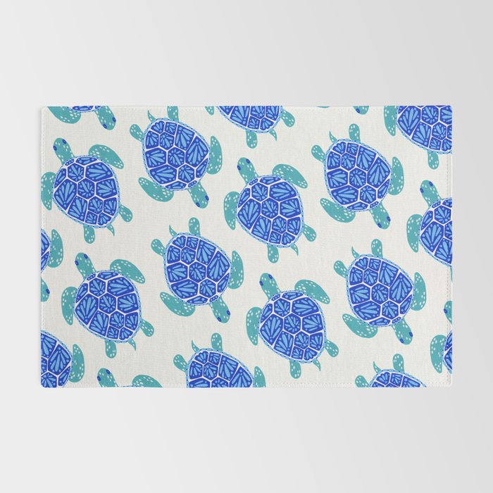 Sea Turtle - Blue Palette Rug Gallery Image 2