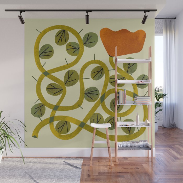Bramble Rose Wall Mural Gallery Image 1