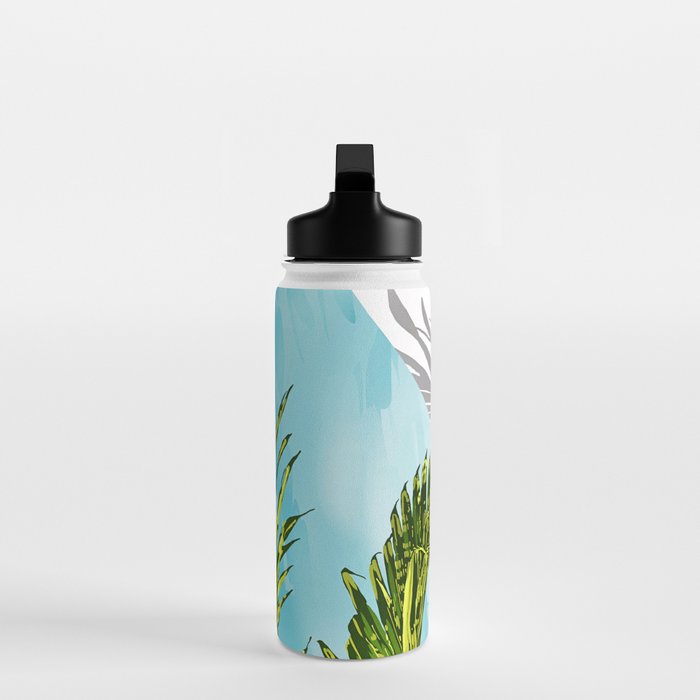 Palms In My Tropical Backyard Water Bottle Gallery Image 3