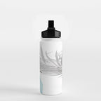 Palms In My Tropical Backyard Water Bottle Gallery Image 2
