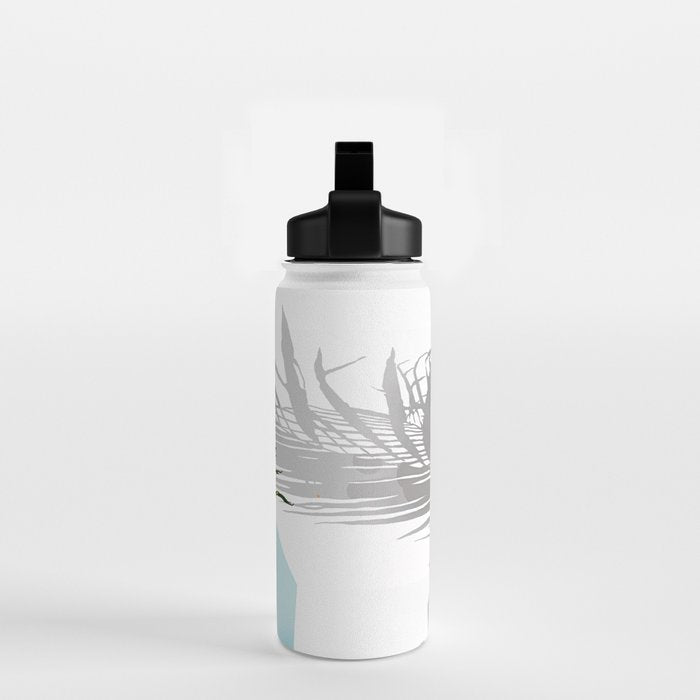 Palms In My Tropical Backyard Water Bottle Gallery Image 2