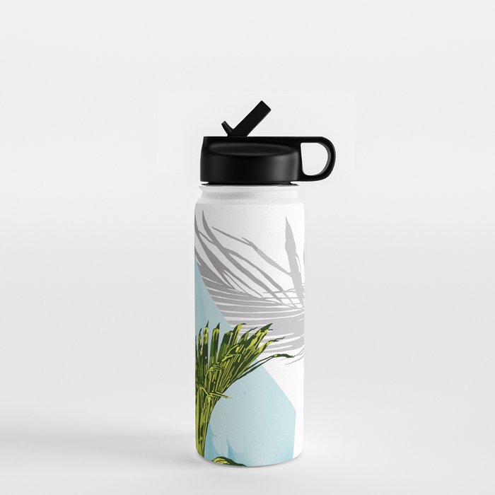 Palms In My Tropical Backyard Water Bottle Gallery Image 1