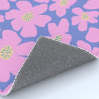 Retro Daisy - Very Peri, Pink, Cream, turquoise  Rug Gallery Image 4