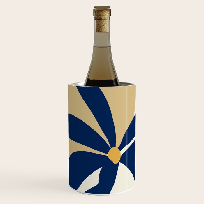 The Flower And The Sun, Floral Prints Wine Chiller Gallery Image 1