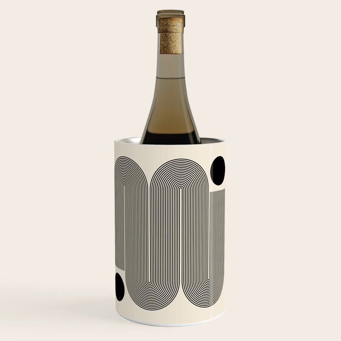 Abstraction_LINE_BLACK_DOT_VISUAL_ART_Minimlism_001A Wine Chiller Gallery Image 3