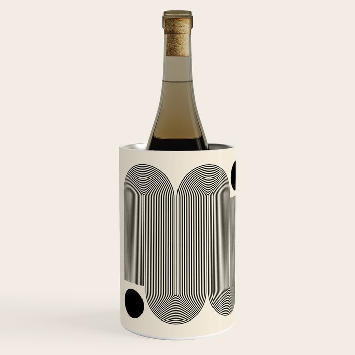 Abstraction_LINE_BLACK_DOT_VISUAL_ART_Minimlism_001A Wine Chiller Gallery Image 2