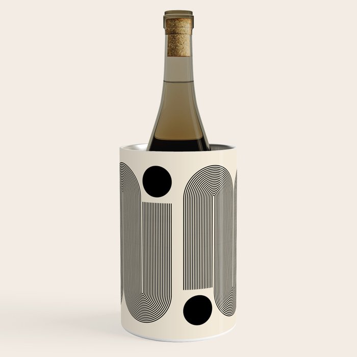 Abstraction_LINE_BLACK_DOT_VISUAL_ART_Minimlism_001A Wine Chiller Gallery Image 1