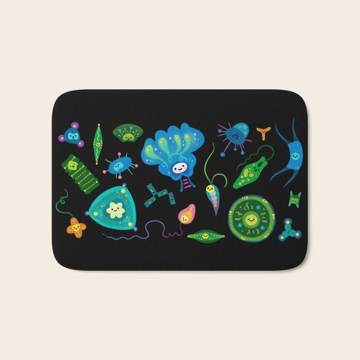 Phytoplankton Bath Mat Gallery Image 1