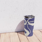 Abstract line art 100 Travel Mug Gallery Image 4