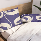 Abstract line art 100 Pillow Sham Gallery Image 2