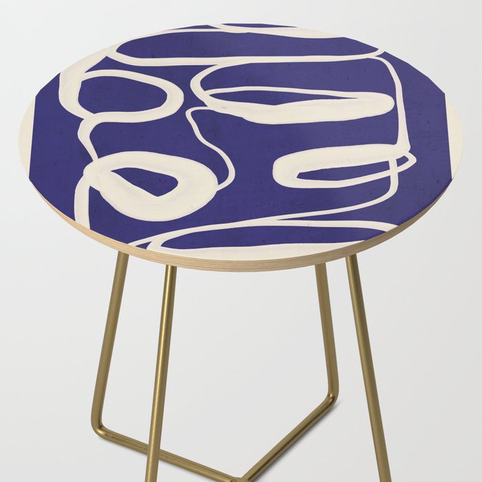 Abstract line art 100 Side Table Gallery Image 2