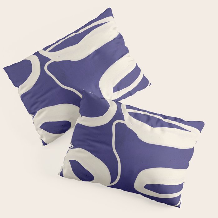 Abstract line art 100 Pillow Sham Gallery Image 3