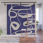 Abstract line art 100 Wall Mural Gallery Image 1