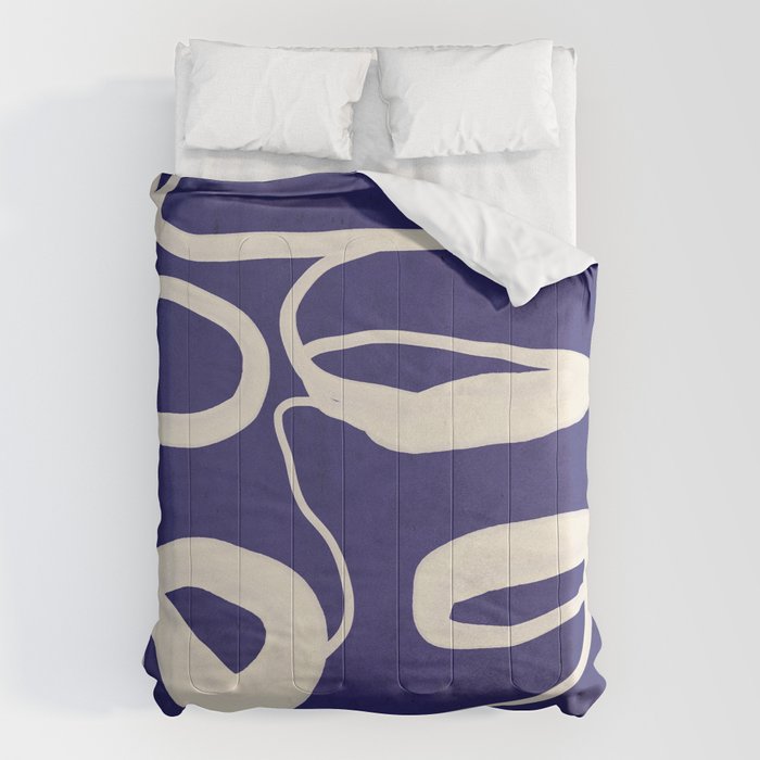 Abstract line art 100 Comforter Gallery Image 1