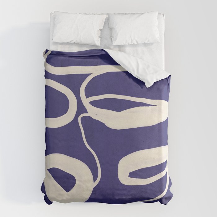 Abstract line art 100 Duvet Cover Gallery Image 1