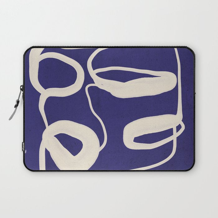 Abstract line art 100 Laptop Sleeve Gallery Image 1