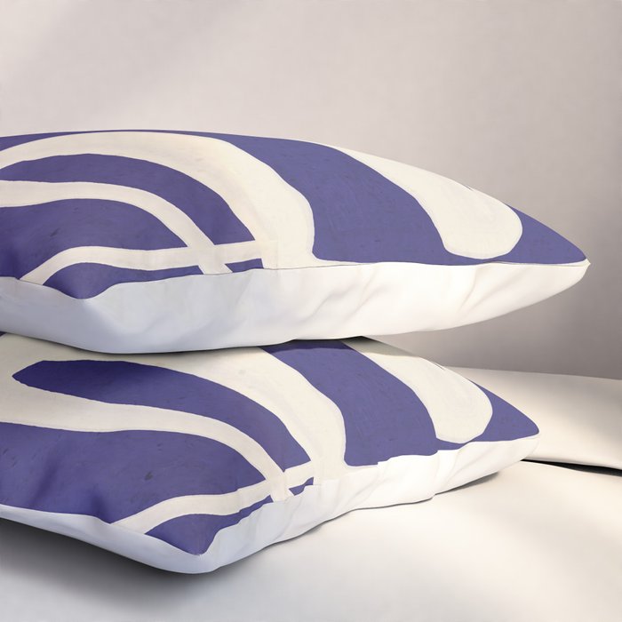 Abstract line art 100 Pillow Sham Gallery Image 3