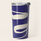 Abstract line art 100 Travel Mug Gallery Image 2