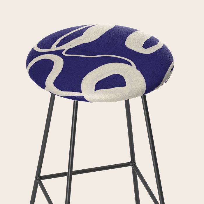 Abstract line art 100 Stool Gallery Image 2