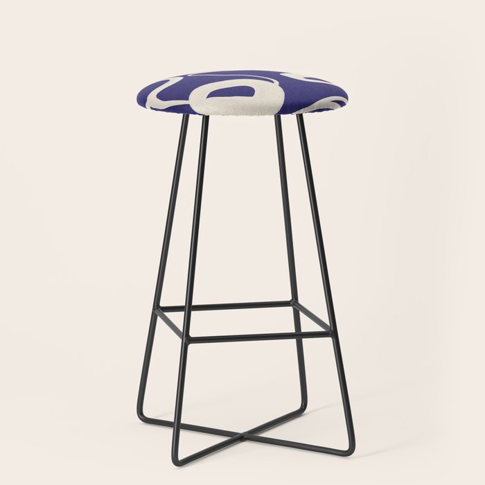 Abstract line art 100 Stool Gallery Image 1