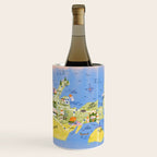 Map of Northern Michigan - Pasty Tour in Peach Wine Chiller Gallery Image 1