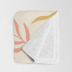 Soft branches Throw Blanket Gallery Image 3