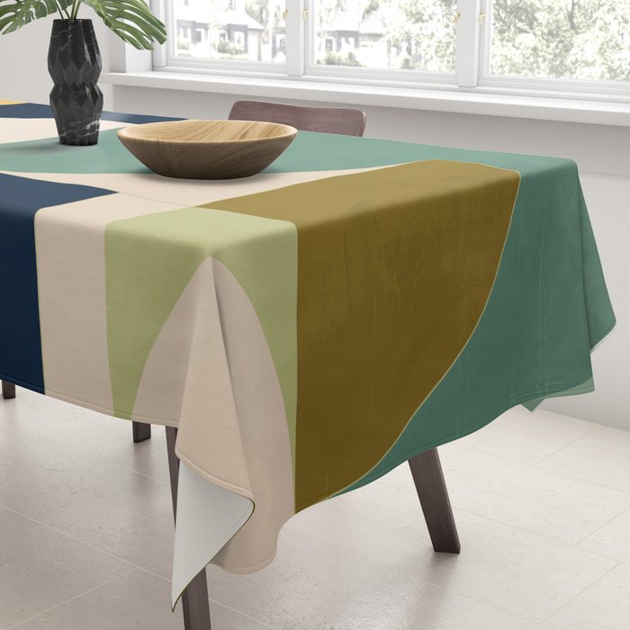 Geometric Shapes 249 Tablecloth Gallery Image 3